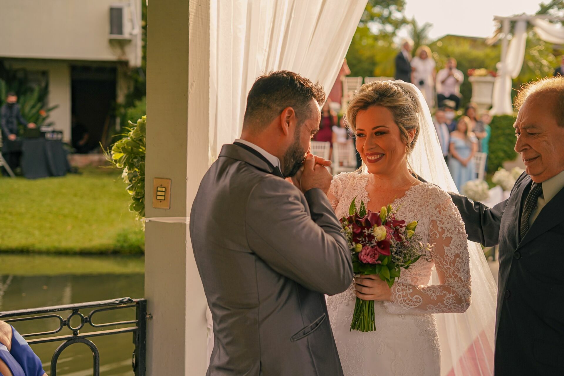 Foto Casamento Camila & Adílson | Cerimônia a céu aberto ! Espaço da Torre | Ivoti-RS - Imagem 16