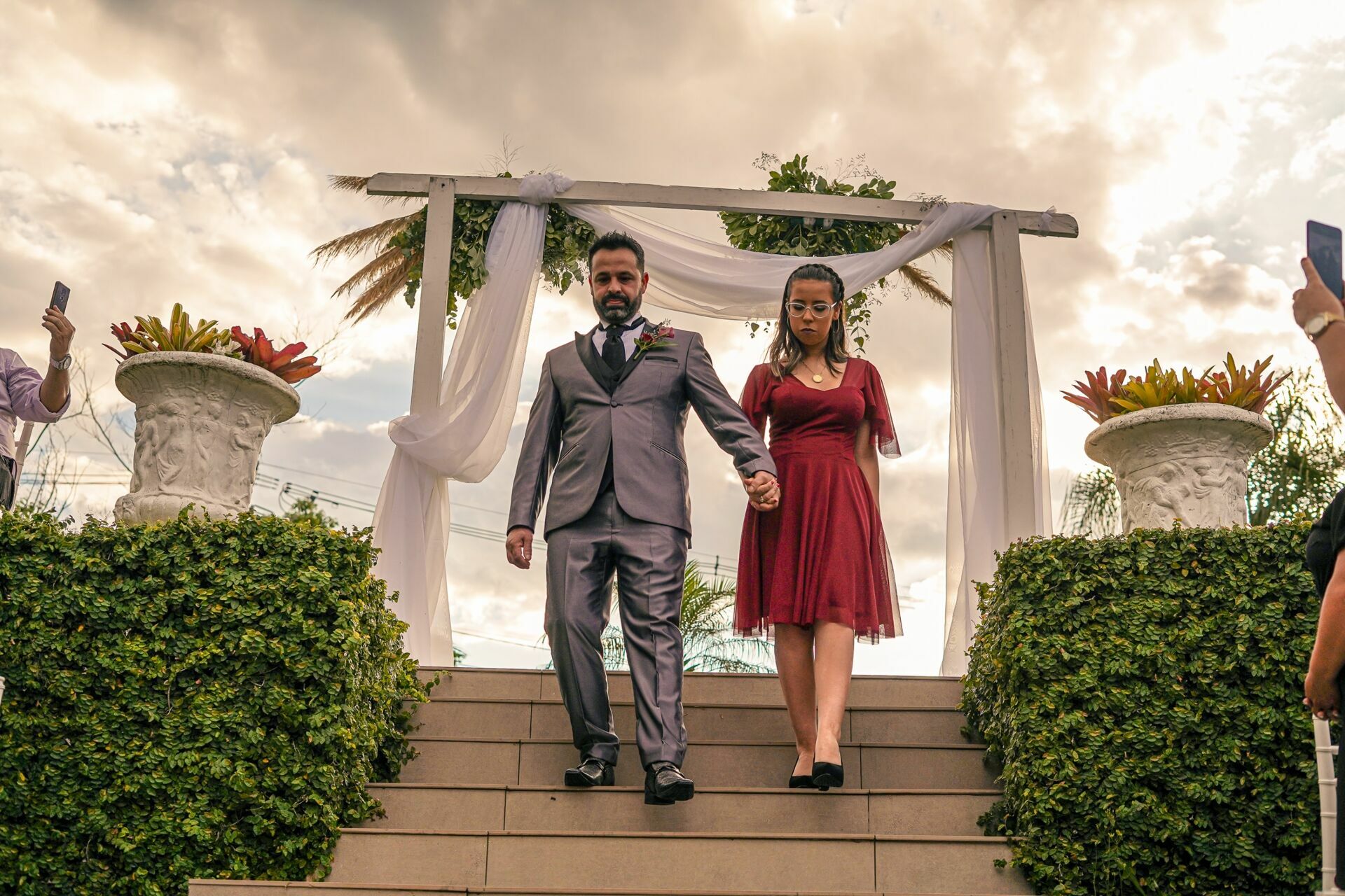 Foto Casamento Camila & Adílson | Cerimônia a céu aberto ! Espaço da Torre | Ivoti-RS - Imagem 4