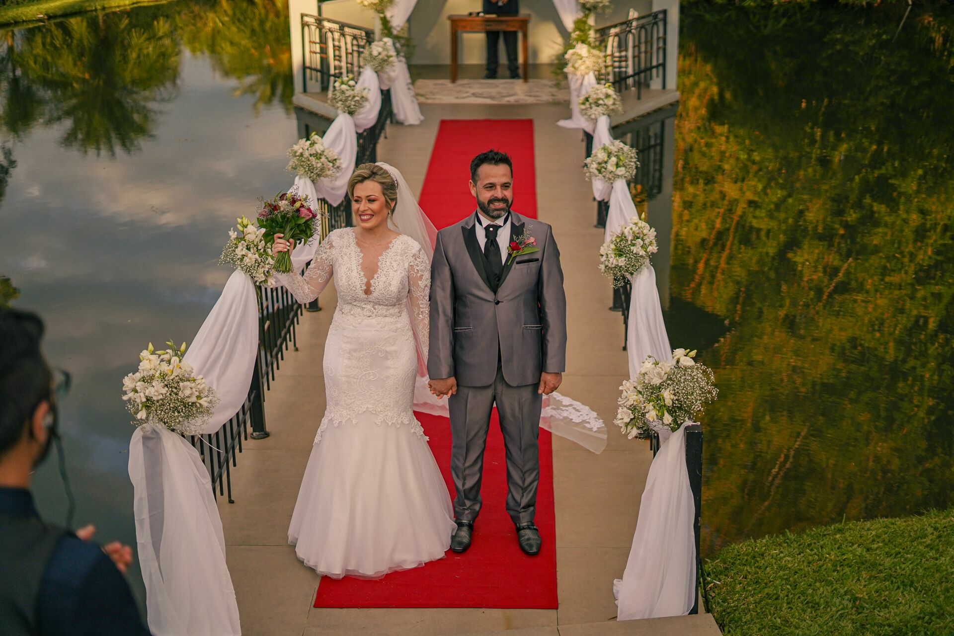 Foto Casamento Camila & Adílson | Cerimônia a céu aberto ! Espaço da Torre | Ivoti-RS - Imagem 21